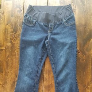 Old Navy Maternity slim boot-cut low panel jeans